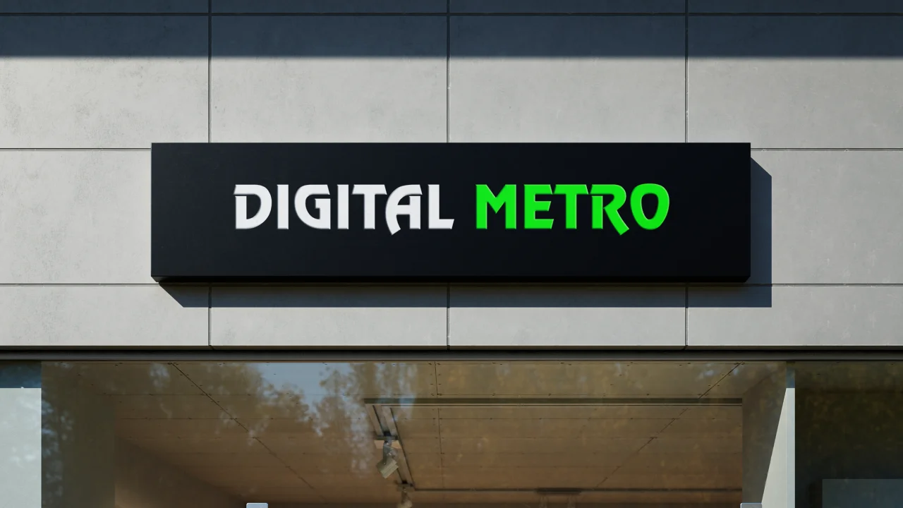 Digital Metro Pune Shop Board